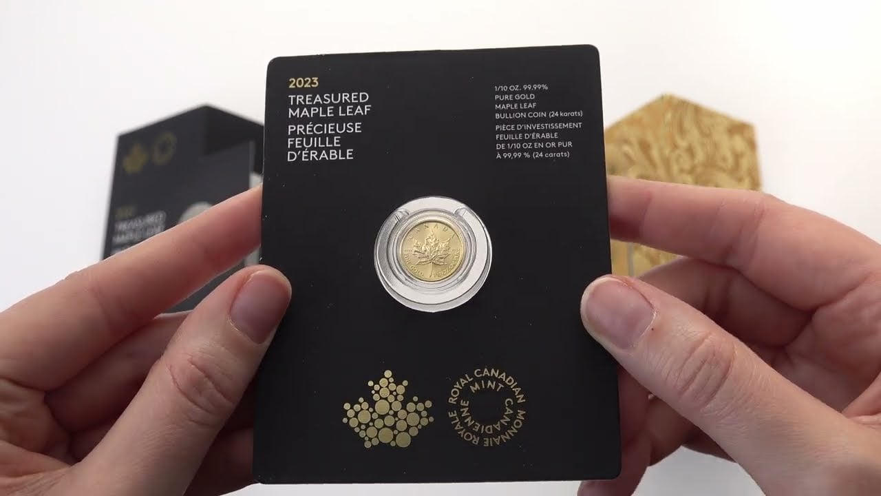 1/10 oz Canadian Gold Maple Leaf